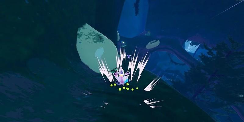 اکرید در حال پریدن نزدیک صخره ای در Risk of Rain 2. راهنمای باز کردن شخصیت های Risk of Rain 2.