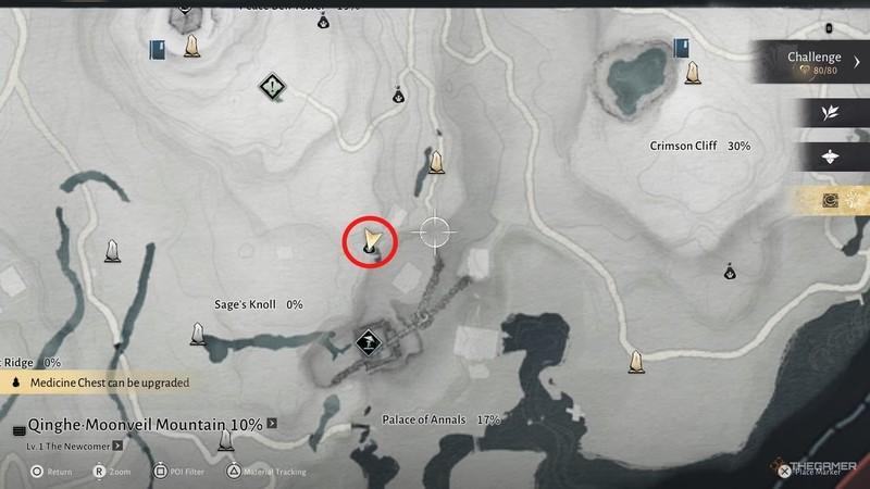 مکانی برای میو میوها در نزدیکی Sage's Knoll در Where Winds Meet راهنمای کامل Meow Meow.