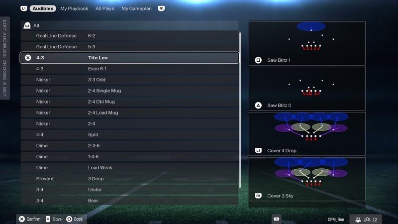 پلی بوک دفاعی Patriots - Madden 26 بهترین پلی بوک ها