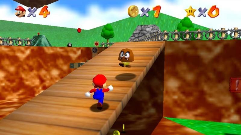 Super Mario 64، یکی از بهترین بازی های N64