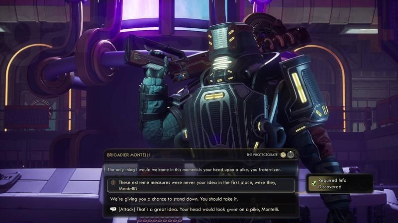 The Outer Worlds 2 Montelli چگونه نجات دهیم: گزینه گفتگوی اقدامات افراطی مونتلی