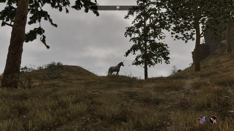 A unicorn in The Elder Scrolls 4: Oblivion Remastered - Oblivion گوسفند بازی را خراب کرد