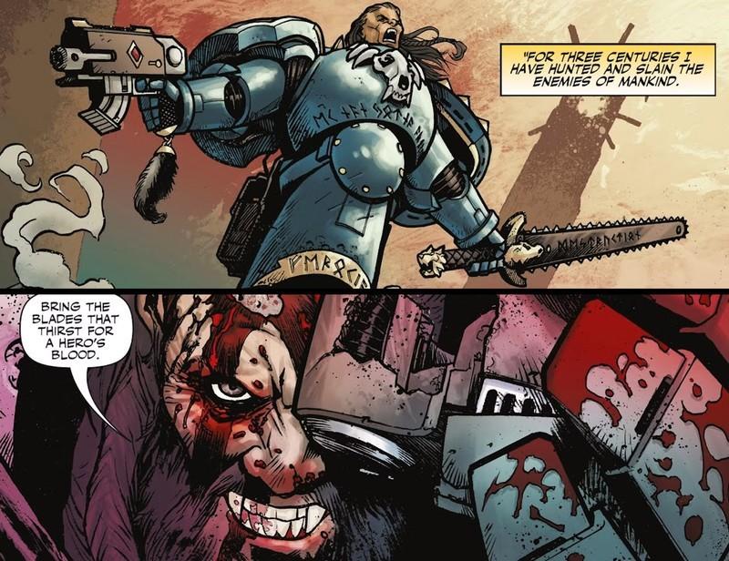 Rurik Warsong در هنر کمیک Warhammer Deathwatch می میرد: راهنمای سریال Henry Cavill Warhammer