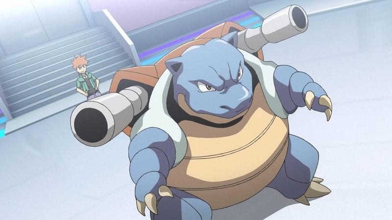 Blastoise در انیمه Pokemon Origins، نمونه ای از پتنت Nintendo و Palworld