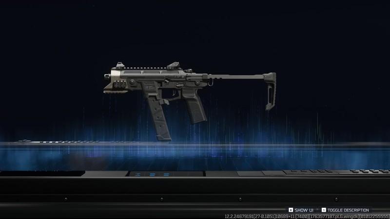 نمایی از SMG RK-9 بدون هیچ اتچمنتی در Call of Duty: Black Ops 7. SMG زامبی Black Ops 7