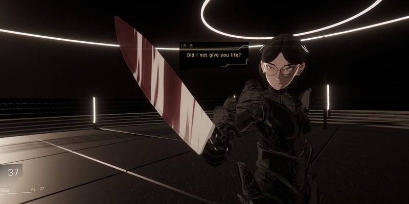 زنی با یک چاقوی خونین در بازی 1000xResist در Game Pass.