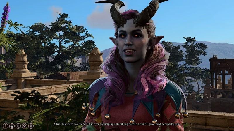 غافلگیری صداپیشه Alfira Baldur's Gate 3: آلفیرا روی سقف میخانه Elfsong