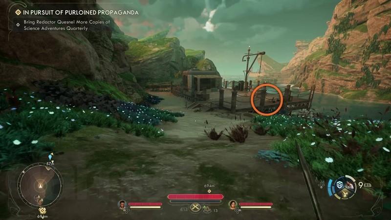 مکان کمیک The Outer Worlds 2: جلد 4 در کلبه ماهیگیری جزیره شمالی