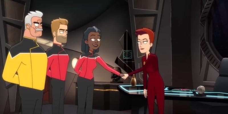 Lower Decks Kira Meets Cerritos Crew - Kira فرماندهی بیشتر از Sisko