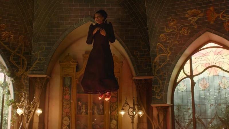 Nessarose floating in Wicked: For Good - بهترین آهنگ های Wicked: For Good