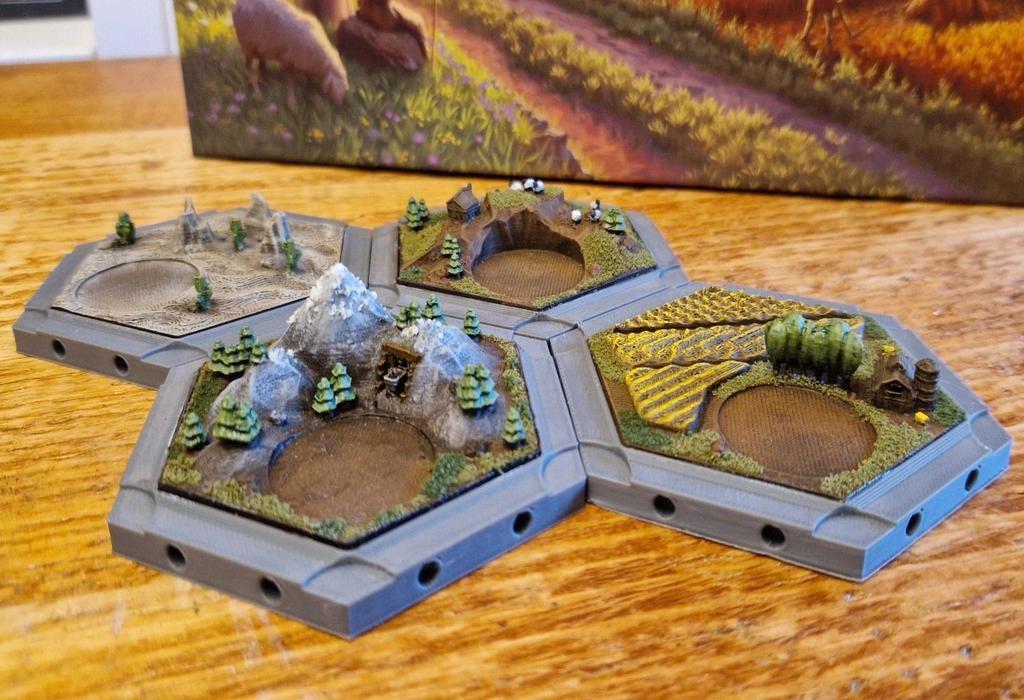 ساخت Catan با پرینتر سه بعدی؛ تجربه ای متفاوت در طراحی بازی رومیزی