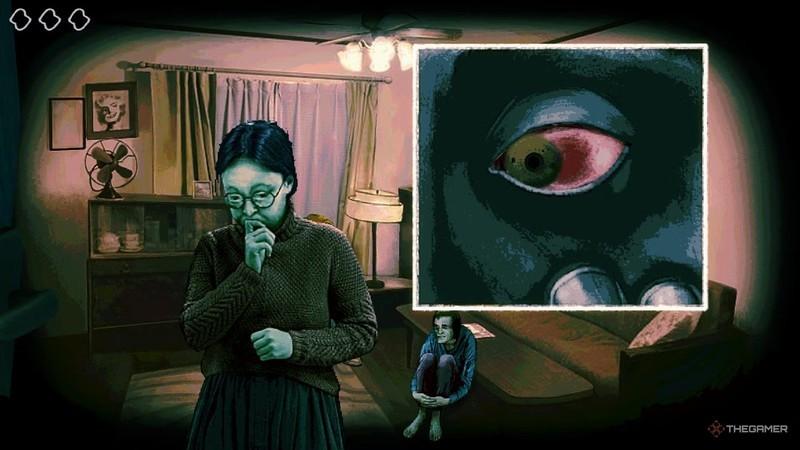 تست کردن زن عینکی در No I'm Not a Human و مراحل گرفتن اچیومنت Martyr No, I'm Not a Human.