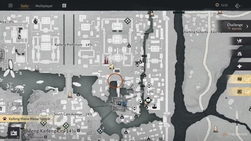 مکان های گربه های 31 تا 32 در بازی مکان گربه ها کایفنگ Where Winds Meet.