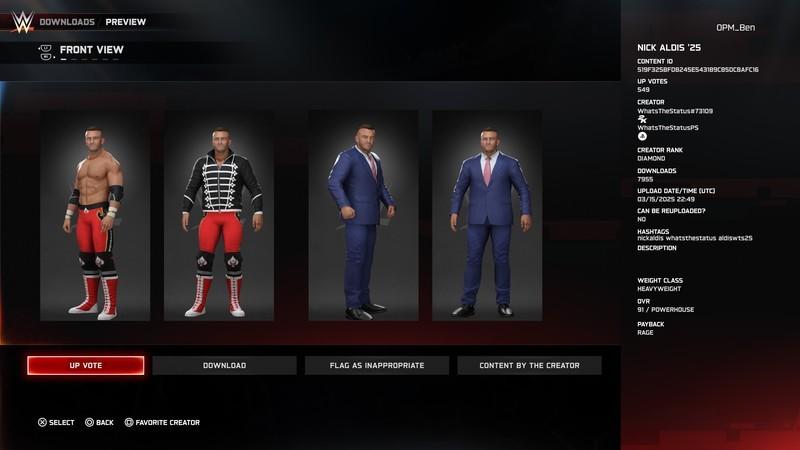 دانلود کشتی گیران ساختگی WWE 2K25