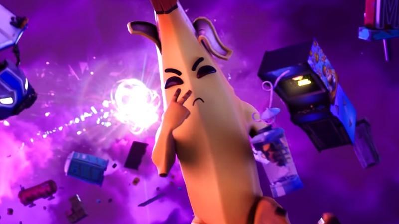 اسکرین شات Fortnite، از بهترین بازی های رایگان بتل رویال، از اسکین موز