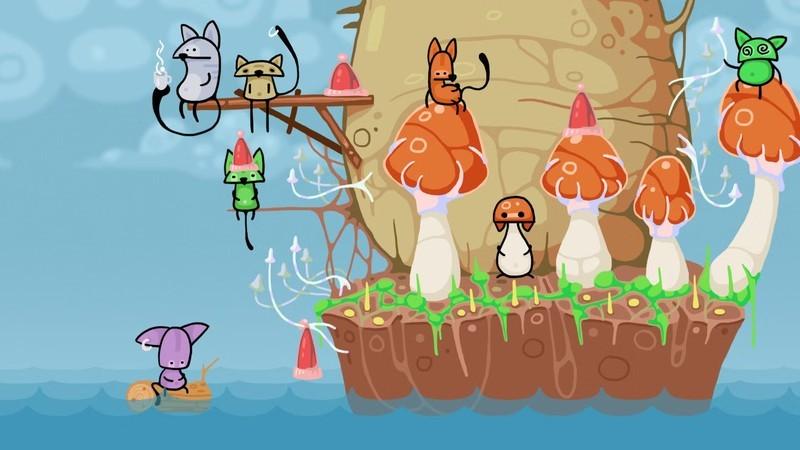 Mushroom Cats بهترین بازی رایگان Steam