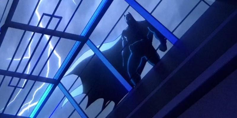 Batman stood outside in front of lightning in Creature Commandos Episode 6 - Batman DCU خواسته ها و دیدگاه