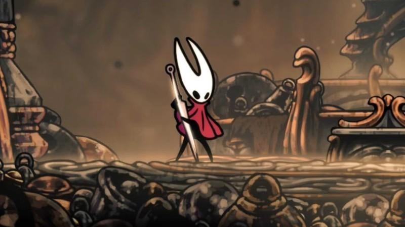 هورنت در حال بازی با سوزن در Hollow Knight Silksong. بررسی Team Cherry: لانچ غافلگیرکننده Silksong
