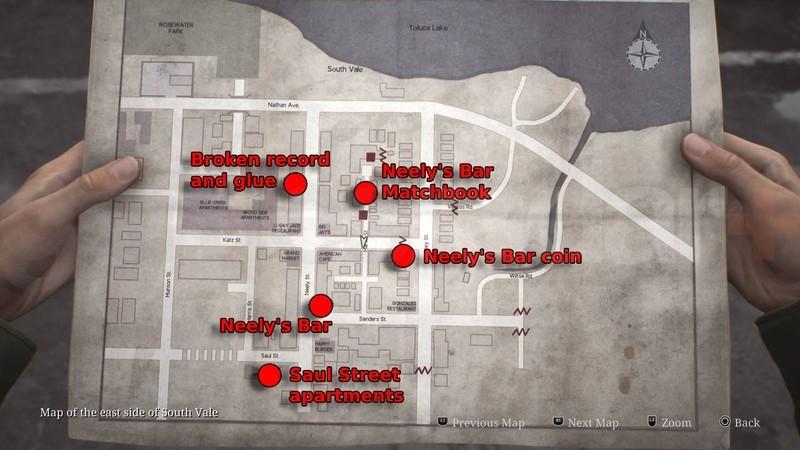 نقشه حل پازل Silent Hill 2 jukebox