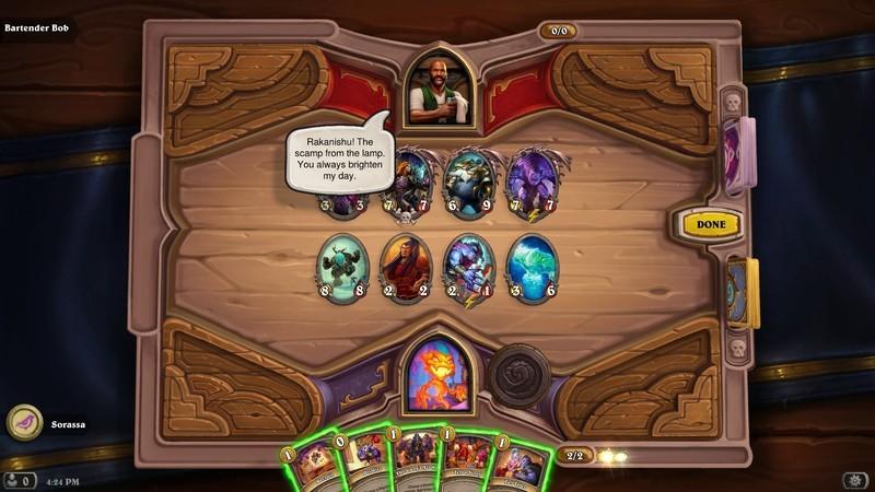 اسکرین شات Hearthstone، از بهترین بازی های رایگان کارتی، از صفحه نبرد کارتی
