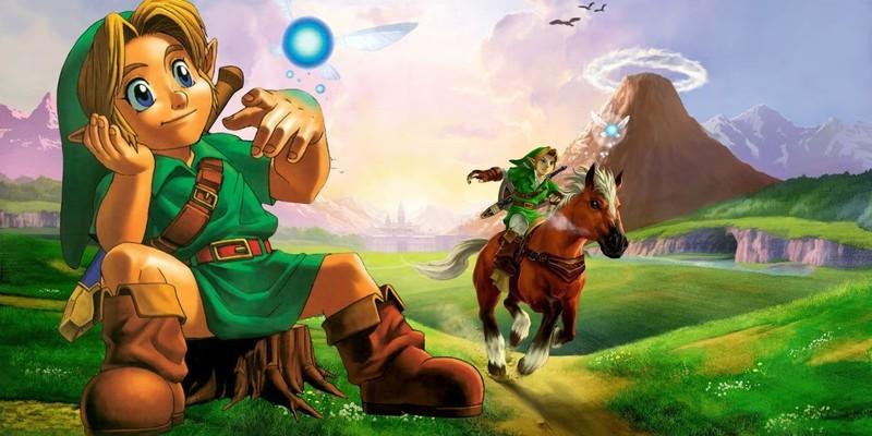 تصویری فن مید از بازسازی Zelda: Ocarina Of Time: لینک جوان (Link) با ناوی (Navi) و لینک سوار بر اپونا (Epona)