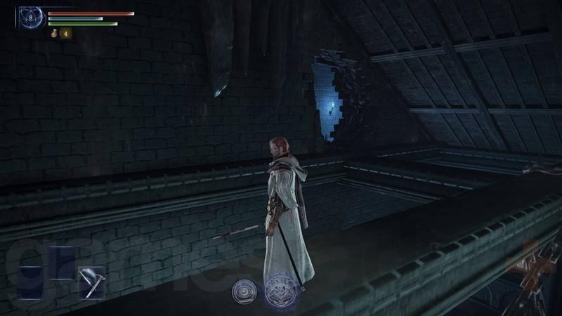 سوراخ در دیوار در تیرهای سقف Great Hollow در ماموریت Elden Ring Nightreign Scholar Remembrance راهنما