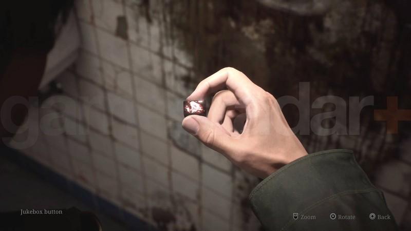 دکمه مورد نیاز برای حل پازل Silent Hill 2 jukebox