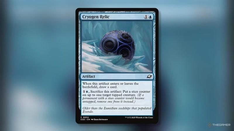 Cryogen Relic، از Magic: The Gathering بهترین کارت ها در سال 2025.