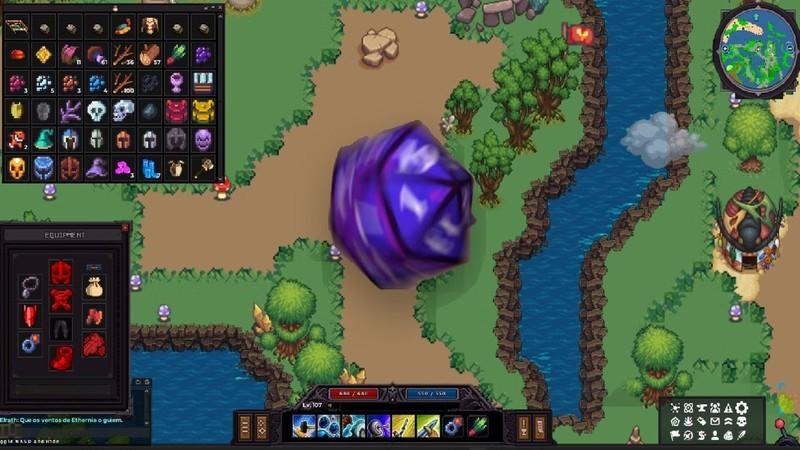تصویر گیم پلی Ethernia MMORPG رایگان از ریختن تاس روی نقشه