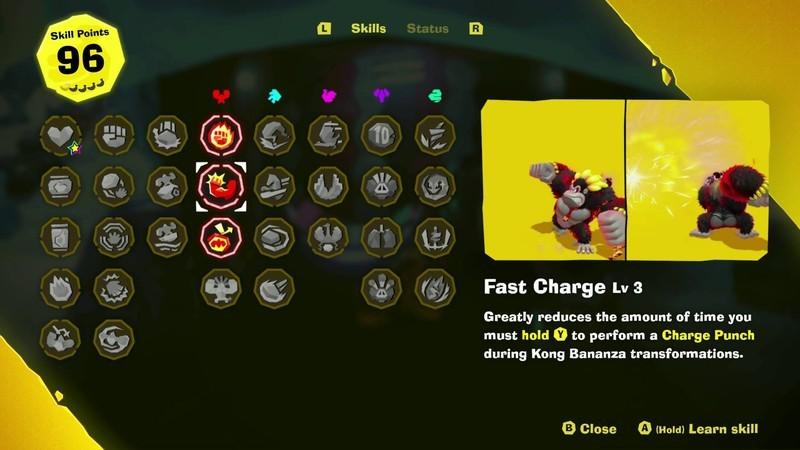 بهترین مهارت های Donkey Kong Bananza: مهارت ها و ارتقاءها برای بانانزای کُنگ