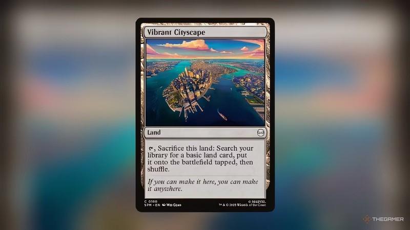 Vibrant Cityscape، از Magic: The Gathering بهترین کارت ها در سال 2025.