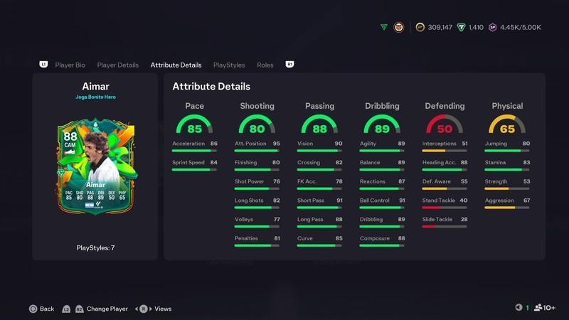 آمار FC 26 Joga Bonito پابلو آیمار