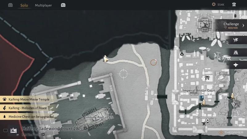 مکان گربه فلورید در بازی مکان گربه ها کایفنگ Where Winds Meet.