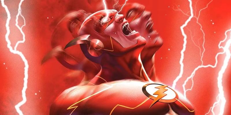 Flash در یکی از کاورهای مختلف DC Comics فریاد می زند، نمایش دهنده بزرگترین ضعف Flash