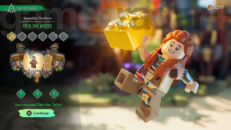 نحوه دریافت Gold Bricks Lego Horizon Adventures: با انجام ماموریت های داستانی