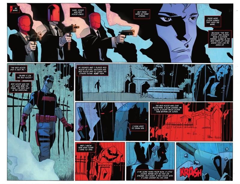 جیسون تاد منشا ریشه نام Red Hood را در DC K.O. توضیح می دهد