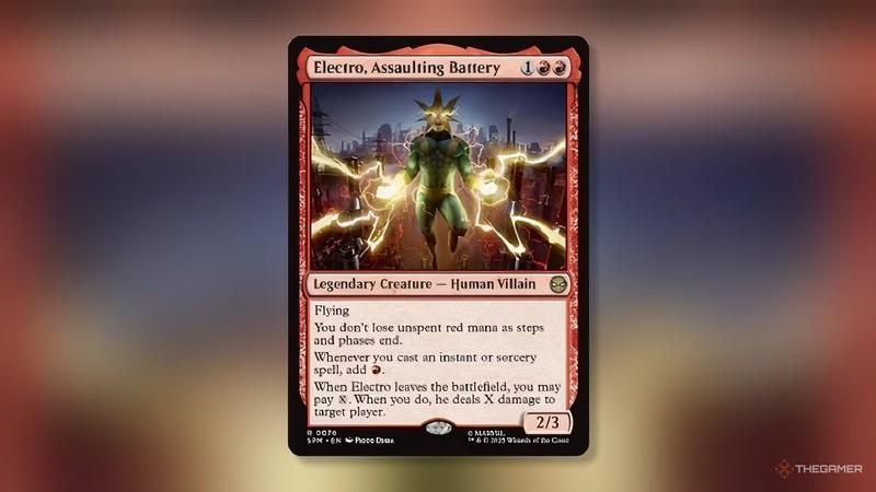 Electro, Assaulting Battery، از Magic: The Gathering بهترین کارت ها در سال 2025.