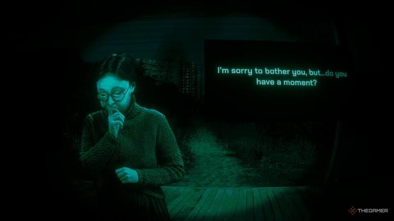 زن عینکی در No I'm Not a Human و چگونگی گرفتن اچیومنت Martyr No, I'm Not a Human بعد از آپدیت.