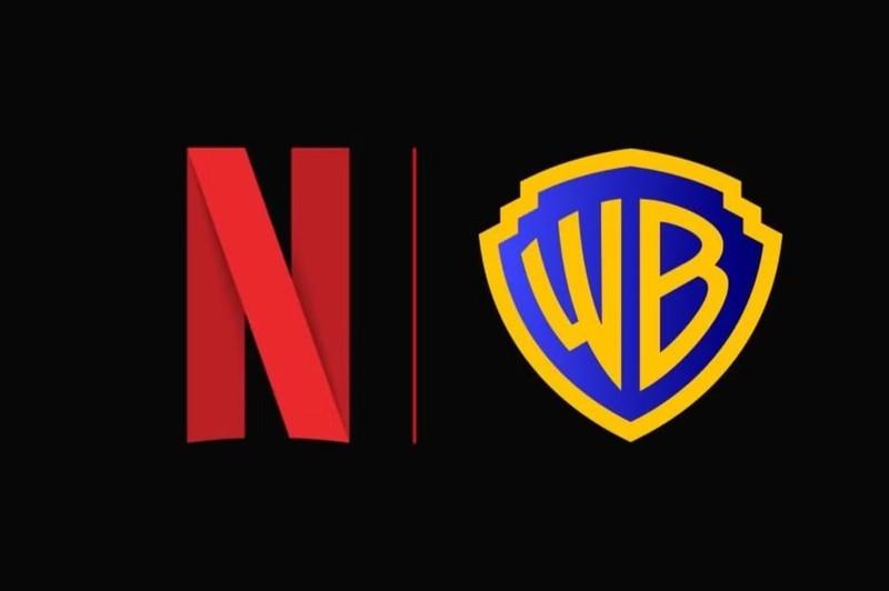 لوگوهای Netflix و Warner Bros در کنار هم، نمادی از نگرانی Disney از Netflix و Warner Bros