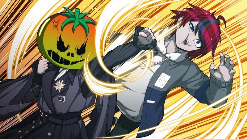 کورارا با یک ضربه چپ به تاکومی مشت می زند در بازی پایان های بی شمار The Hundred Line