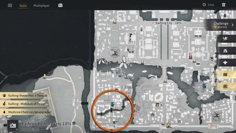 مکان های گربه های 24 تا 27 در بازی مکان گربه ها کایفنگ Where Winds Meet.