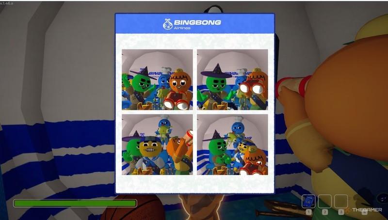 گروهی از بازیکنان در PEAK که برای عکس گرفتن کنار هم ژست گرفته اند، یک بازی ارزان استیم.