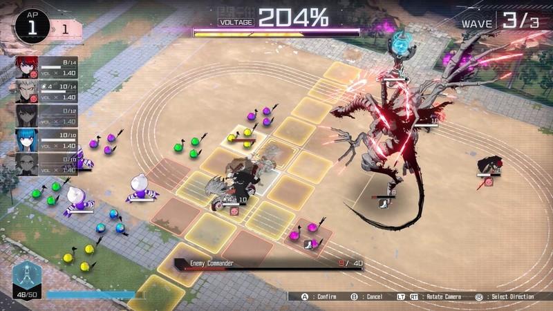 هدف گیری حمله نهایی تاکه مارو یاکوشیجی در بازی پایان های بی شمار The Hundred Line