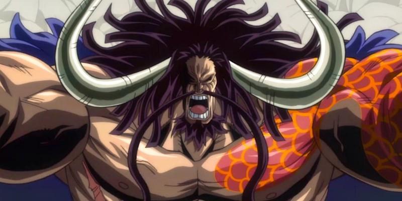 کایدو، از قوی ترین شخصیت های One Piece با هاکی پادشاهی و شرورترین شخصیت ها.