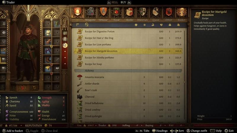 Kingdom Come Deliverance 2 راهنمای بازی: healing Marigold Decoction Recipe