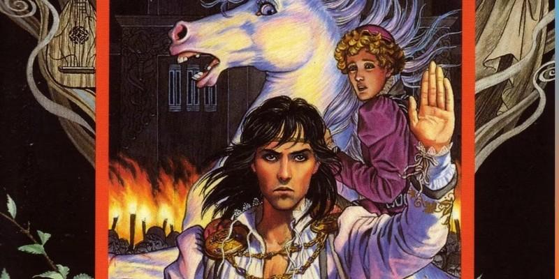 وانیل عصبانی به نظر می رسد، در حالی که دستش را بالا گرفته و عمه و همراهش پشت سر او در جلد کتاب The Last Herald-Mage دیده می شوند، منبعی برای سریال های جدید اقتباسی LGBTQ+