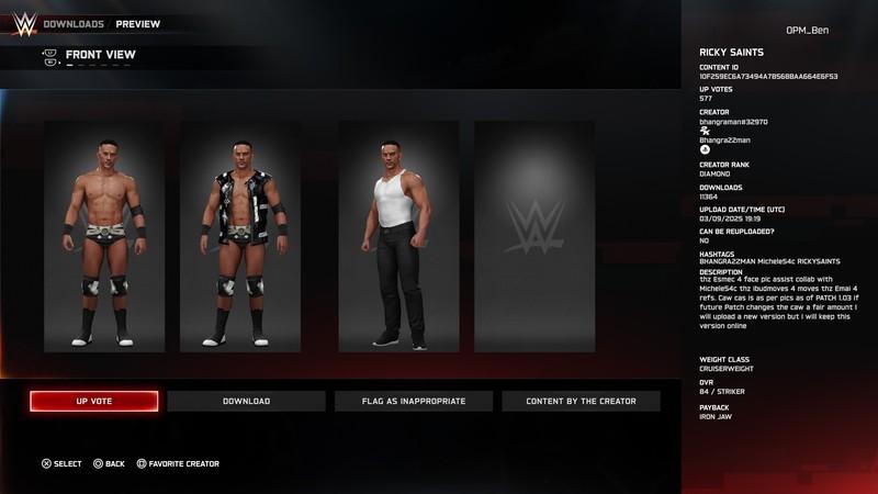 دانلود کشتی گیران ساختگی WWE 2K25