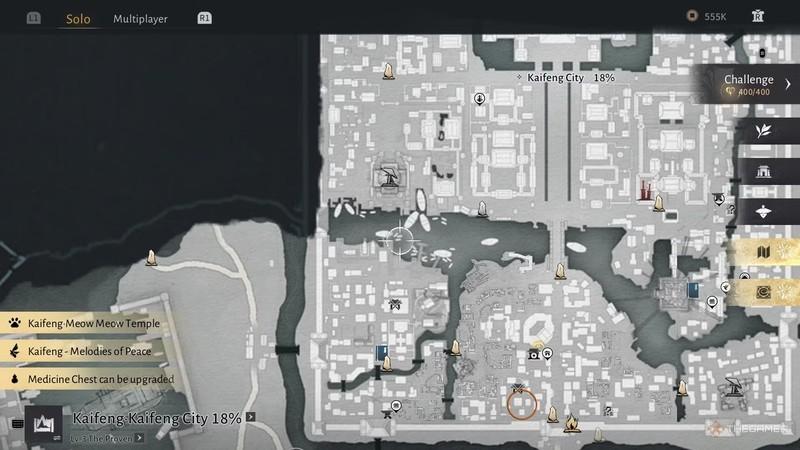 مکان گربه بازرس گشت در بازی مکان گربه ها کایفنگ Where Winds Meet.