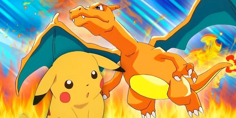 بازی های جدید Pokémon - پیکاچو غمگین و چاریزارد