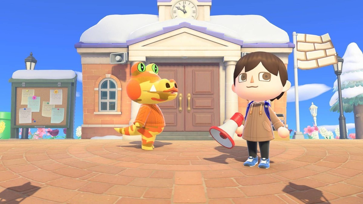آموزش نحوه استفاده megaphone Animal Crossing New Horizons